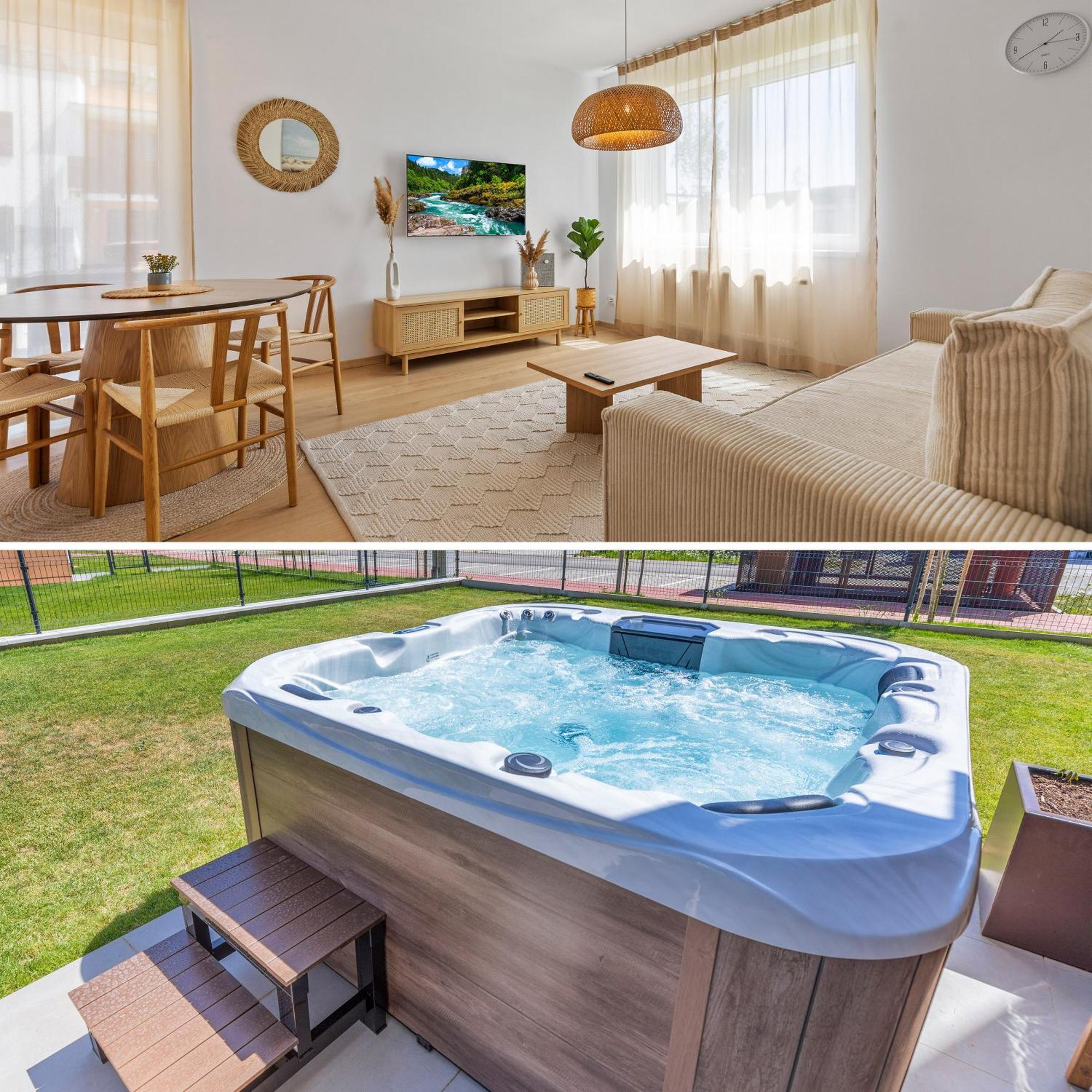Boho Apt W Jacuzzi, Grill & Garden Модра Екстер'єр фото